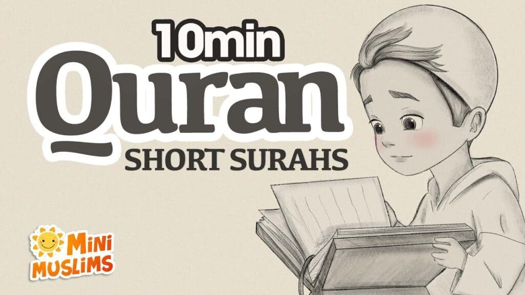 Short Surahs for kids | Qur'an in pictures 10 min compilation